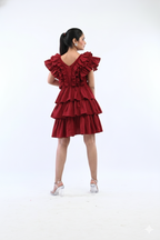 Rose Ruffle Dress