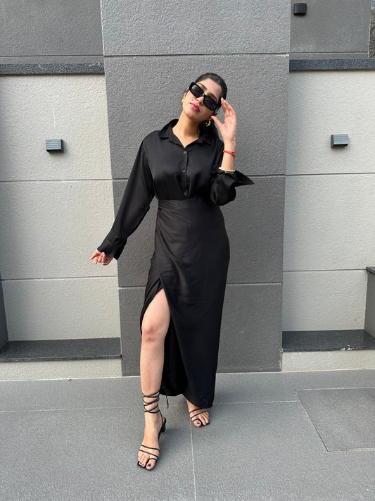 Black Babe Coord Set Online For Women's