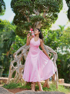 Gingham Maxi Dress