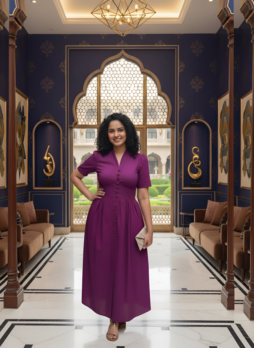 Celia Puff Dress