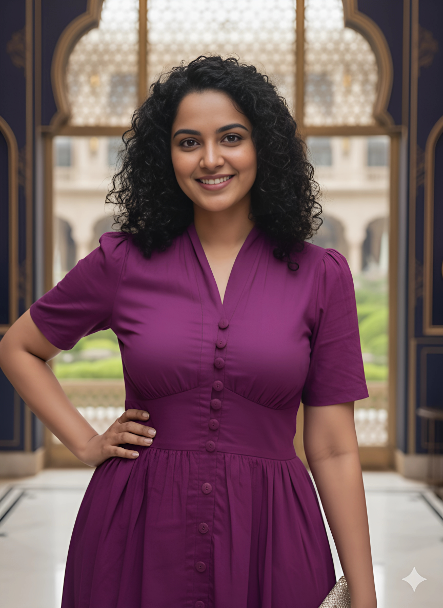 Celia Puff Dress