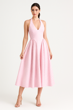 Gingham Maxi Dress