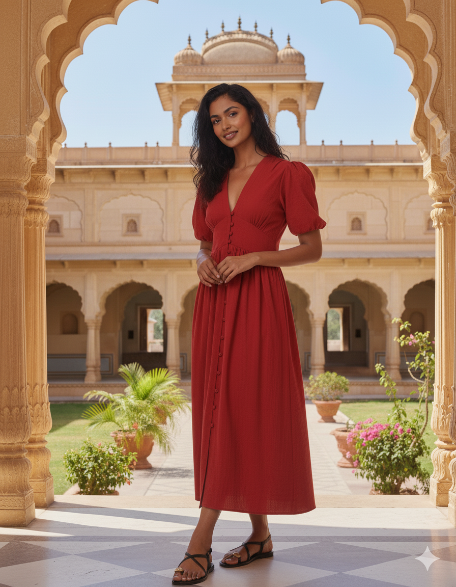 Celia Puff Dress