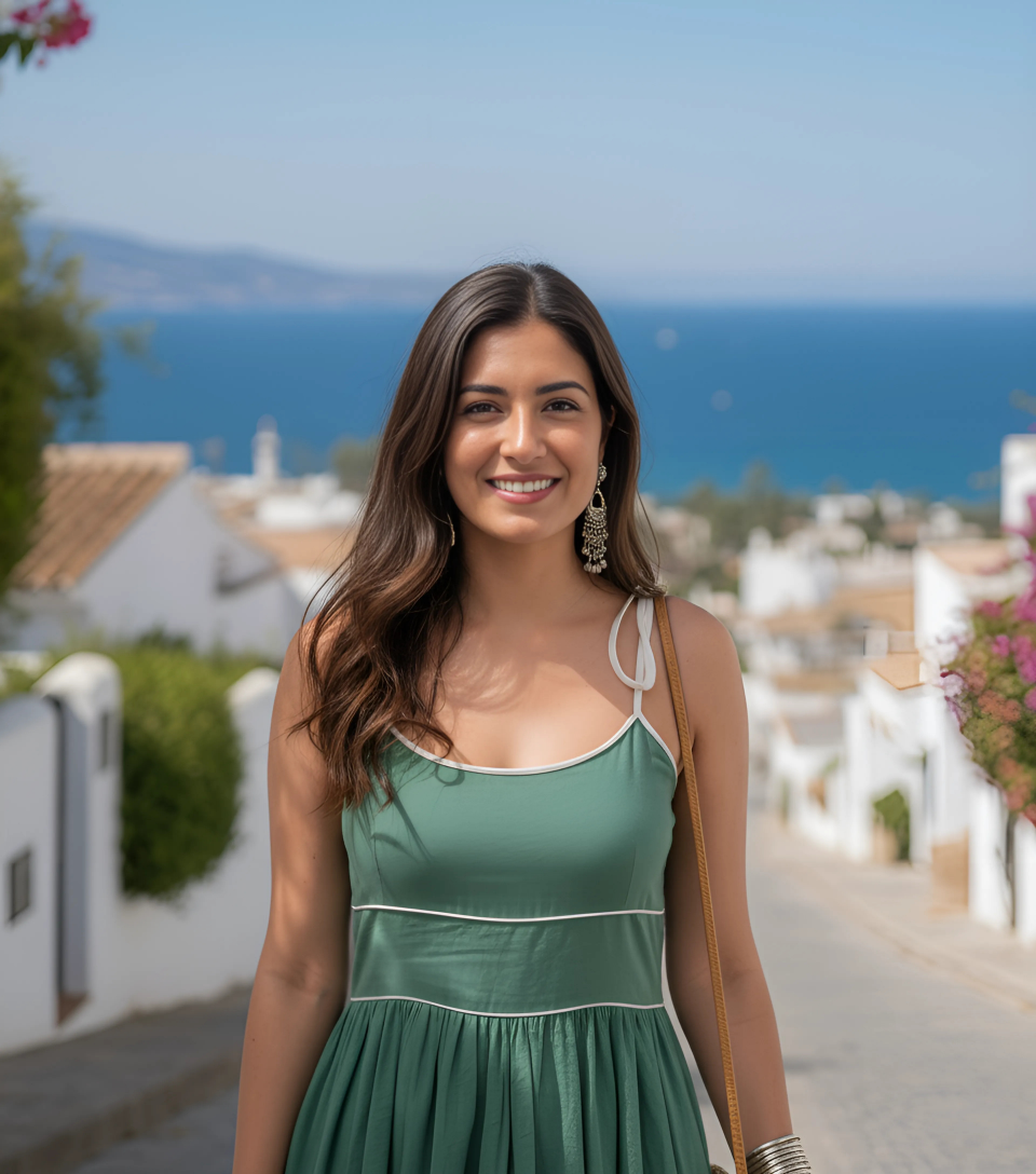 Elara Tie Dress