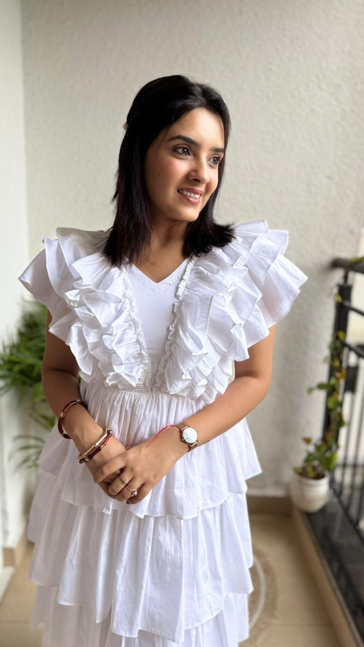 Whispering Ruffles Dress
