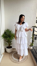 Whispering Ruffles Dress
