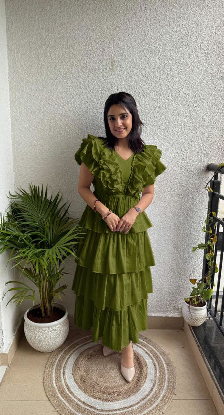 Whispering Ruffles Dress