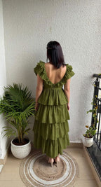 Whispering Ruffles Dress