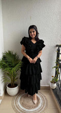 Whispering Ruffles Dress
