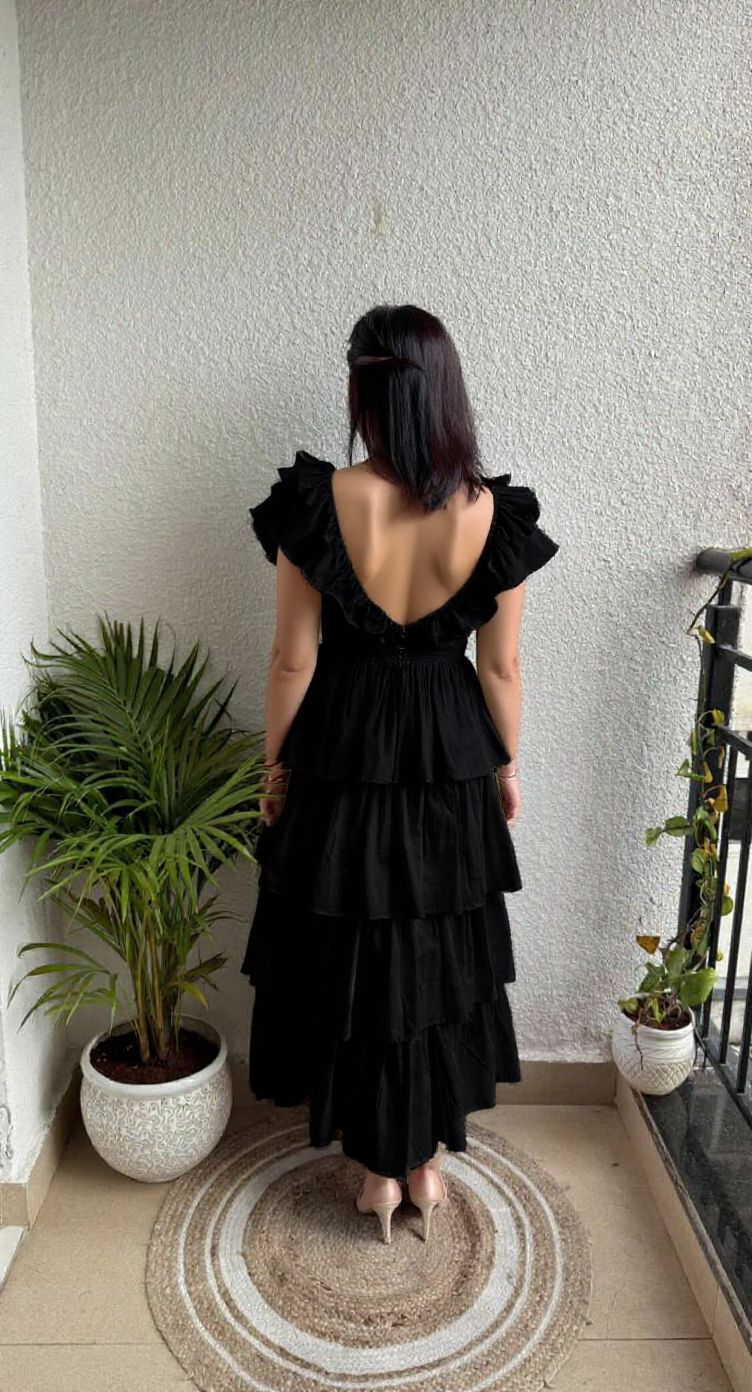 Whispering Ruffles Dress