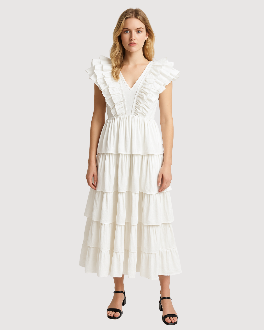 Whispering Ruffles Dress