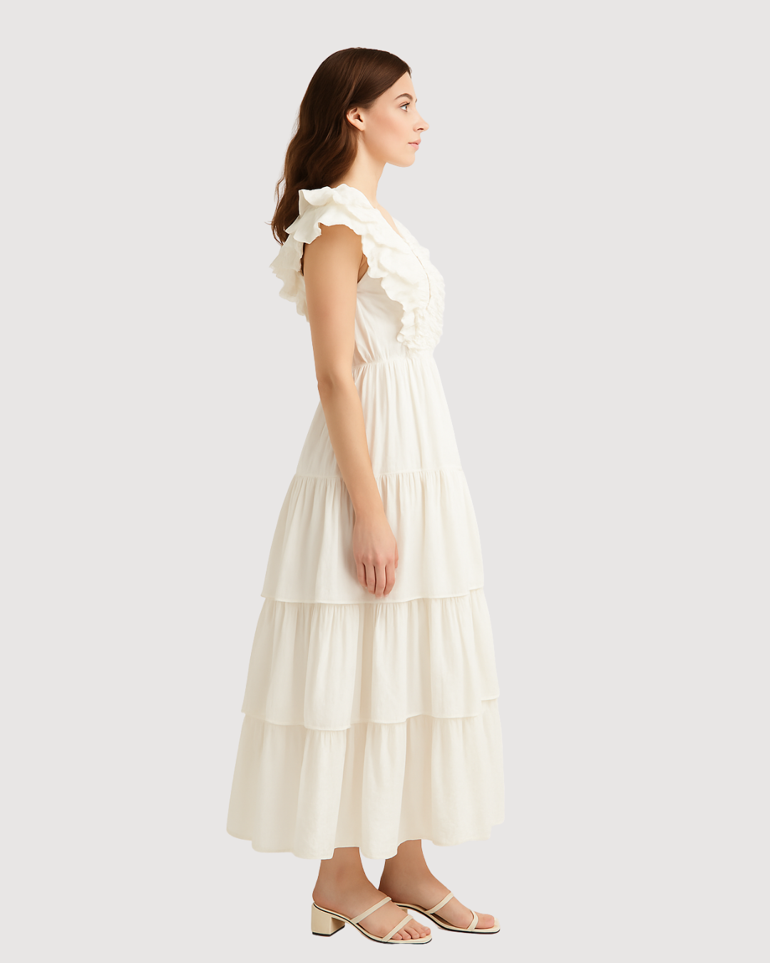 Whispering Ruffles Dress
