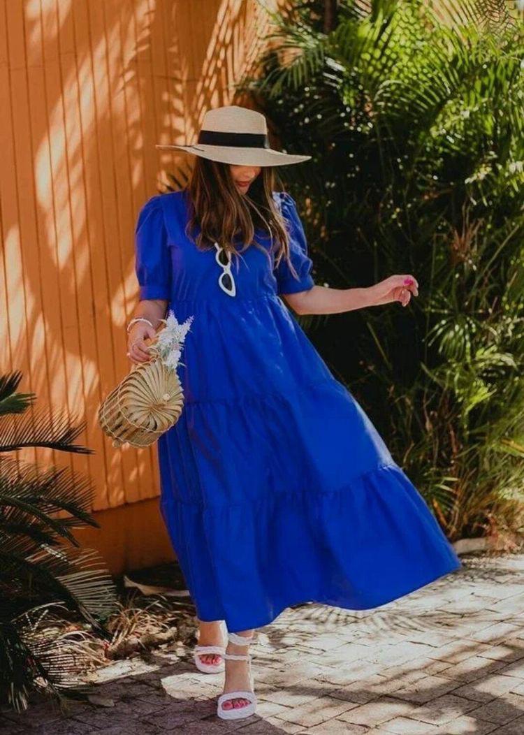 Blue Long Dress