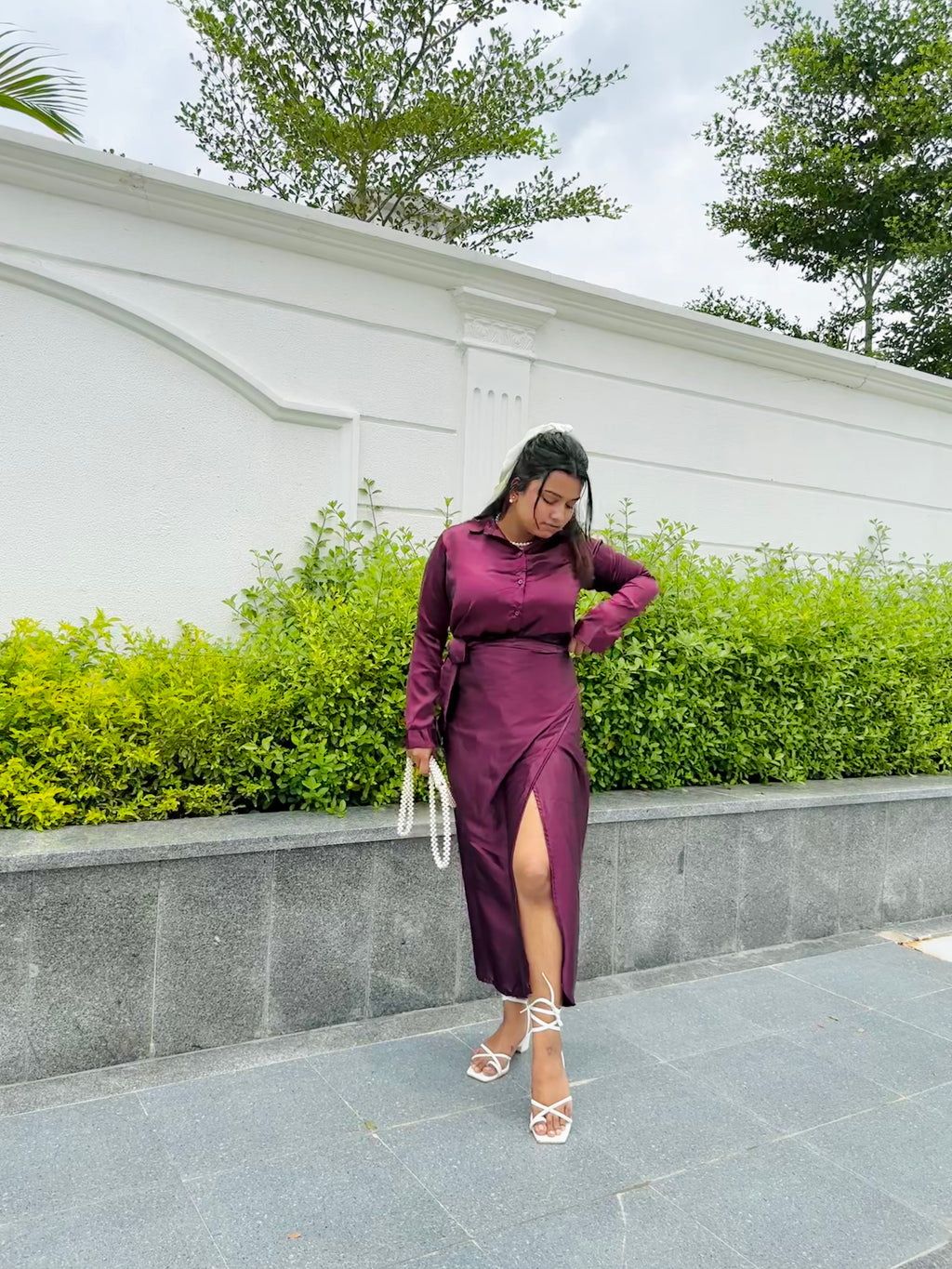 Wine Babe Coord Set for women online India 