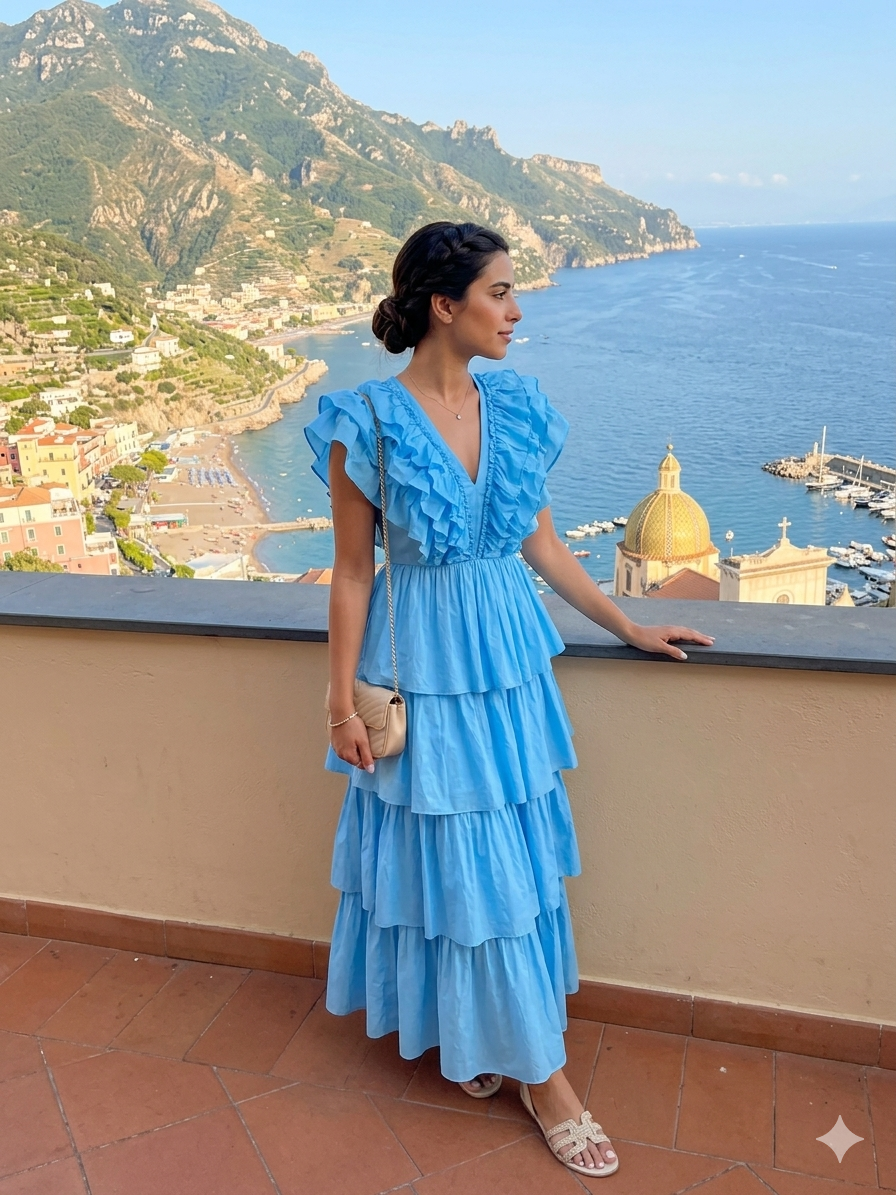 Whispering Ruffles Dress