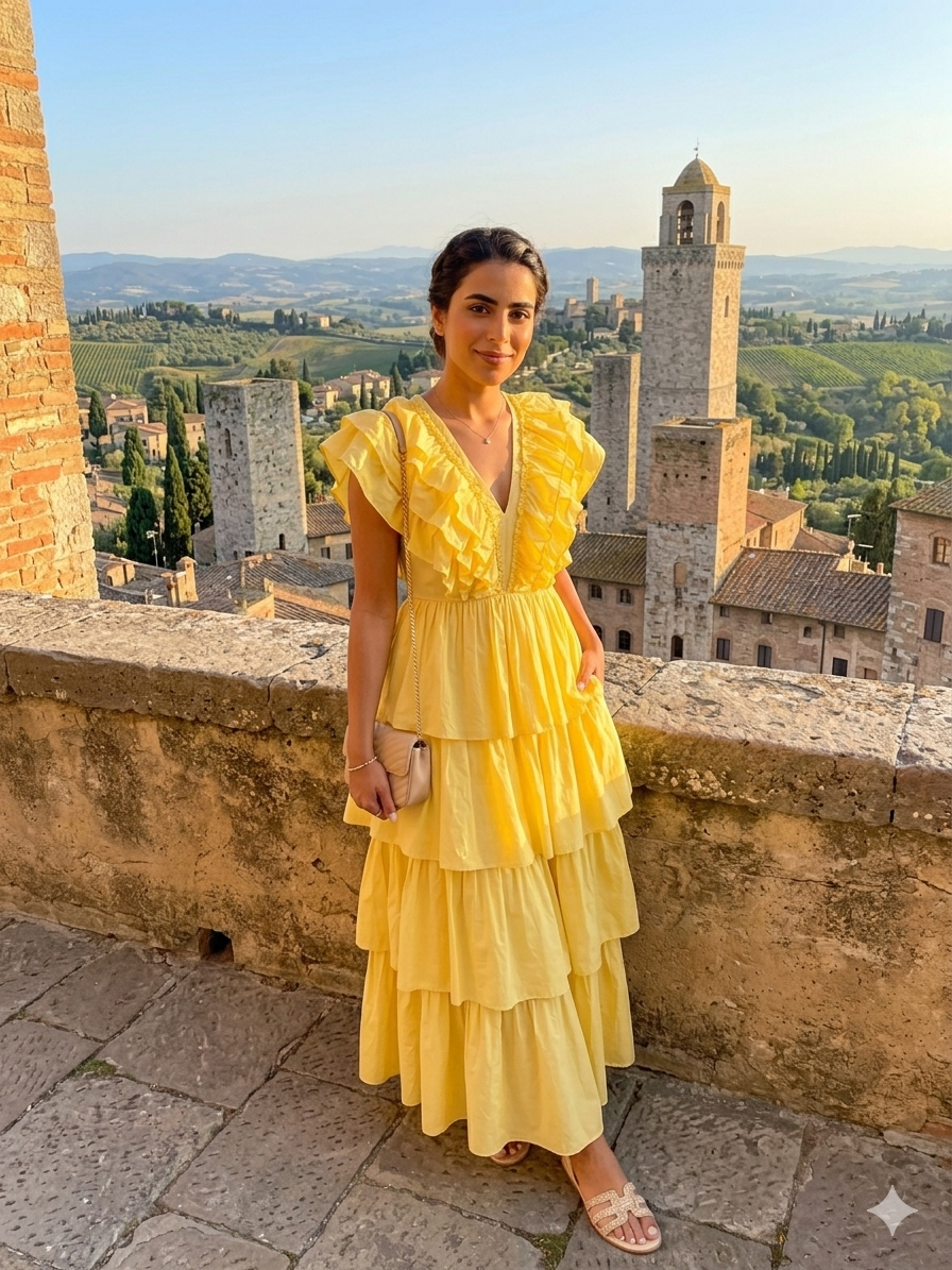 Whispering Ruffles Dress
