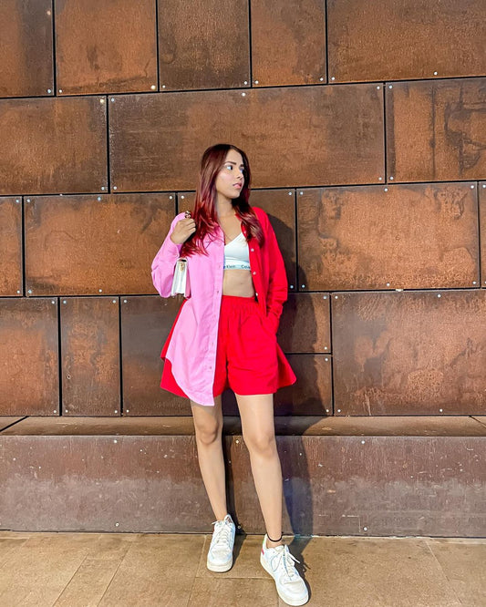 Cosmopolitan Baby & Hot pink Coord Set Women Online