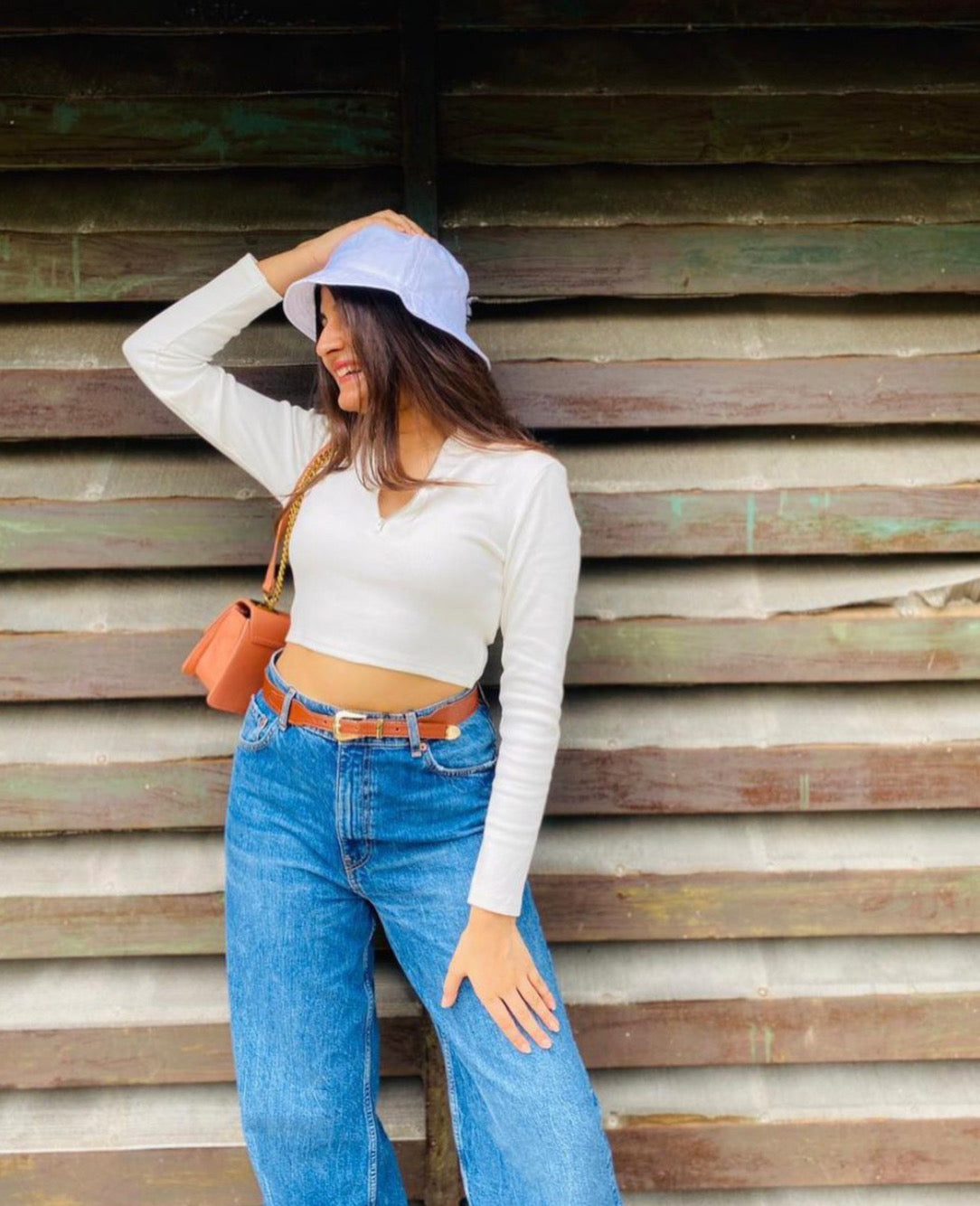 White Bucket Hat