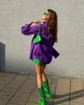 Purple Oversized Shirt