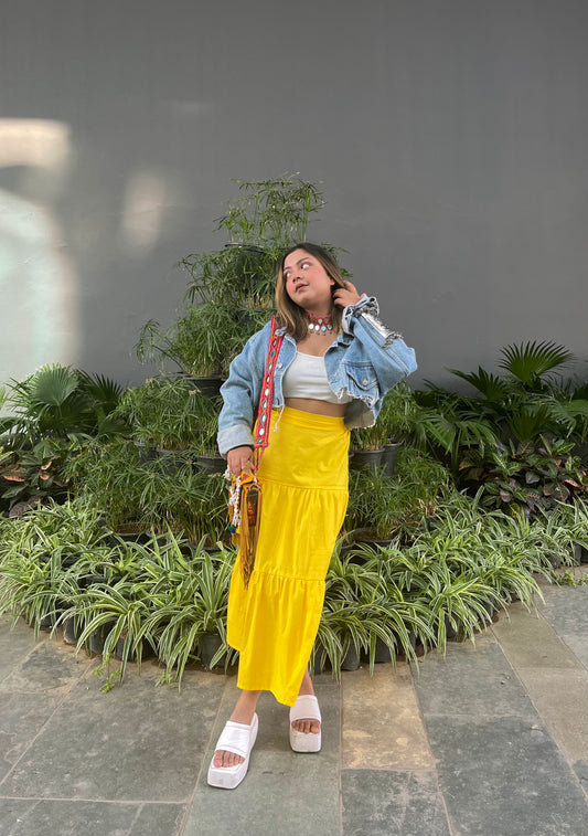 Yellow Long Skirt