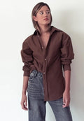 Brown Oversized Shirt