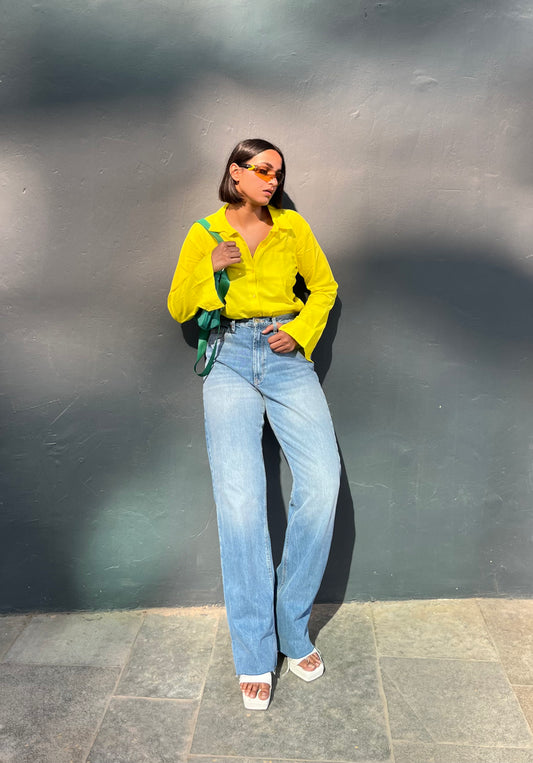 Yellow Oversized Shirt
