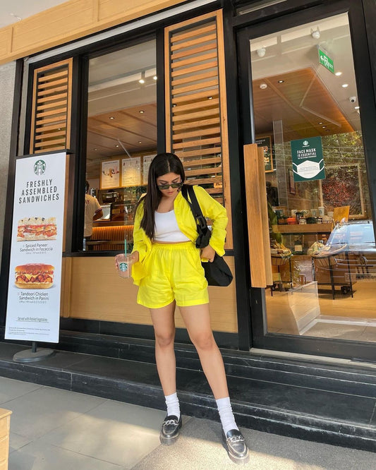 Summer Yellow Coord Set